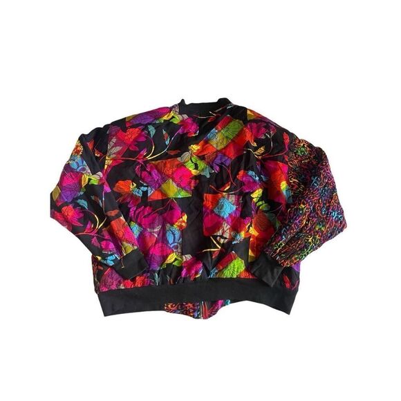 Vintage 80s short circuit Lisa, Frank inspired cheetah print rainbow seq… - Picture 3 of 10